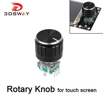

3DSWAY 3D Printer Parts Touch Screen Knob Module Rotary Switch Module with Button Cap for Lerdge Motherboard