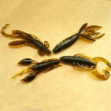 JOSHNESE Model 4/eight PCS Worm Fishing Lure Fish Engaging Delicate Bait Silicone Lures Shrimp Wobbler Jig Swivel Bass Fishing Deal with