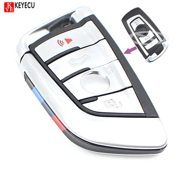 

Keyecu Modify New Stylish Remote Car Key Fob 4 Button 315/433/868MHz PCF7953 for BMW CAS4 CAS4+ F Platform X3 X4 M3 2011-2017