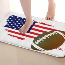 Футбольный Стиль Коврик для ванной комнаты, смешной Противоскользящий коврик для ванной, занавески для душа s аксессуары, соответствующие вашей душевой занавеске