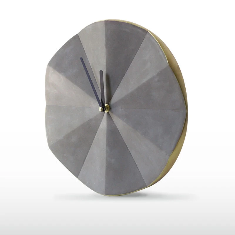 

Round wall clock silicone molds Concrete molds Living room wall bell mold 26*26*2cm