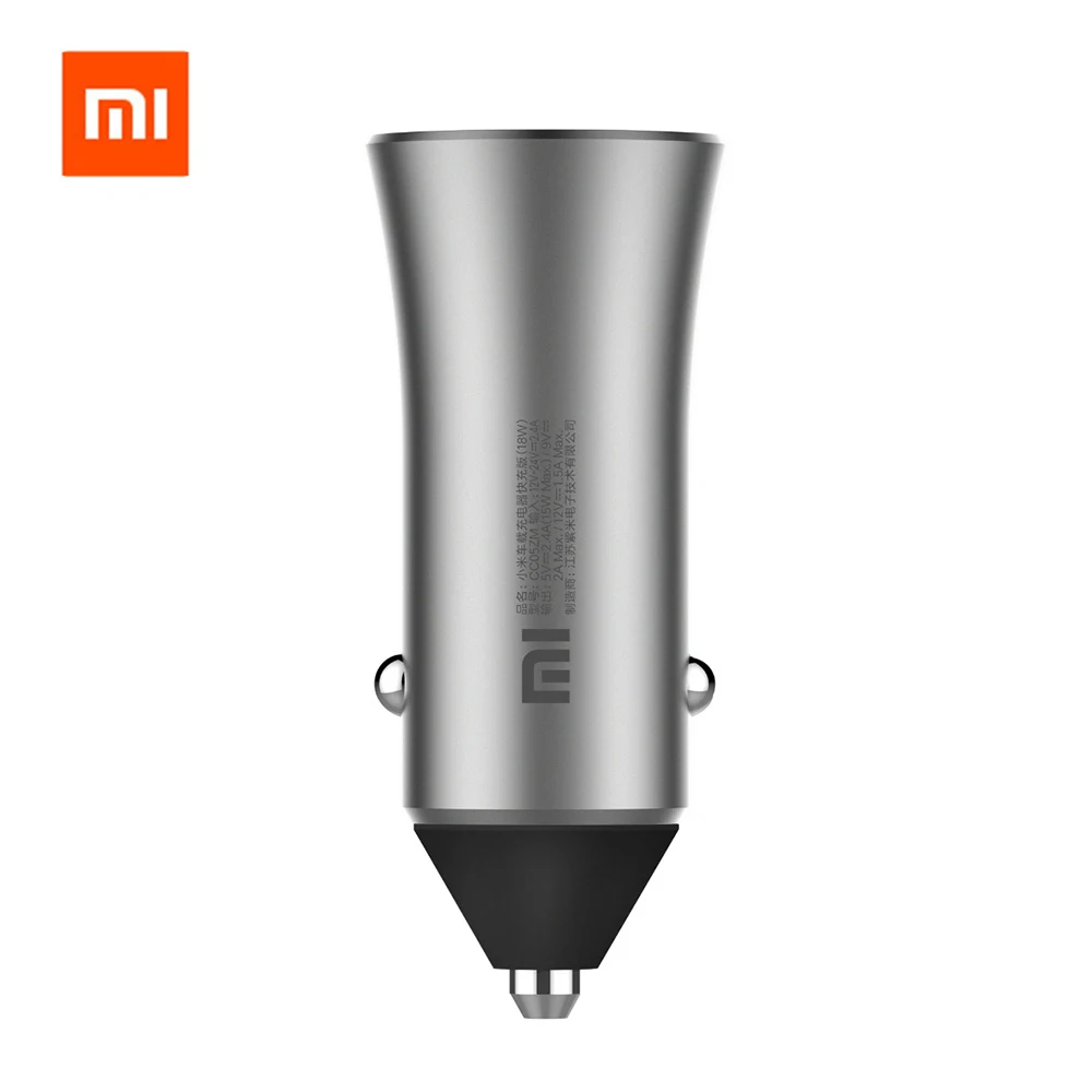 

Original Xiaomi Car Charger 18W Fast Charging Double USB Cigarette Lighter Adapter for iPhone Samsung LG HTC Huawei