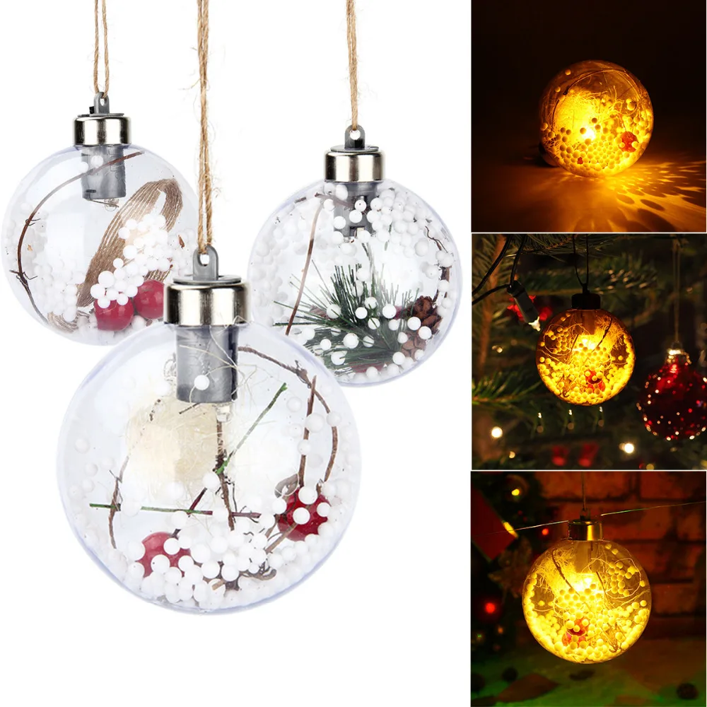 Buy Lighted Christmas Ball Christmas Tree Decor Ball