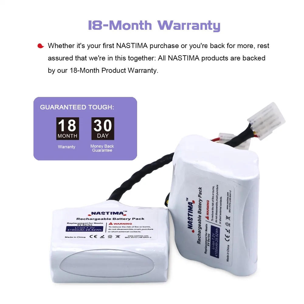 7 2v 4100mah 2pcs Li Ion Battery For Neato Xv Battery Xv11 Xv12 Xv14 Xv15 Xv21 Xv25 Xv Essential Xv Pro Robotic Vacuum Cleaner Lithium Ion Battery Battery For Neatobattery For Aliexpress