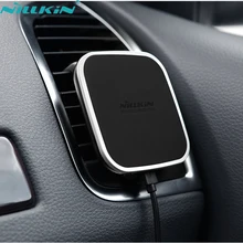 NILLKIN Car QI Wireless Charger Holder Magnetic Air Vent Mount Pad For Samsung S6 S7 S7