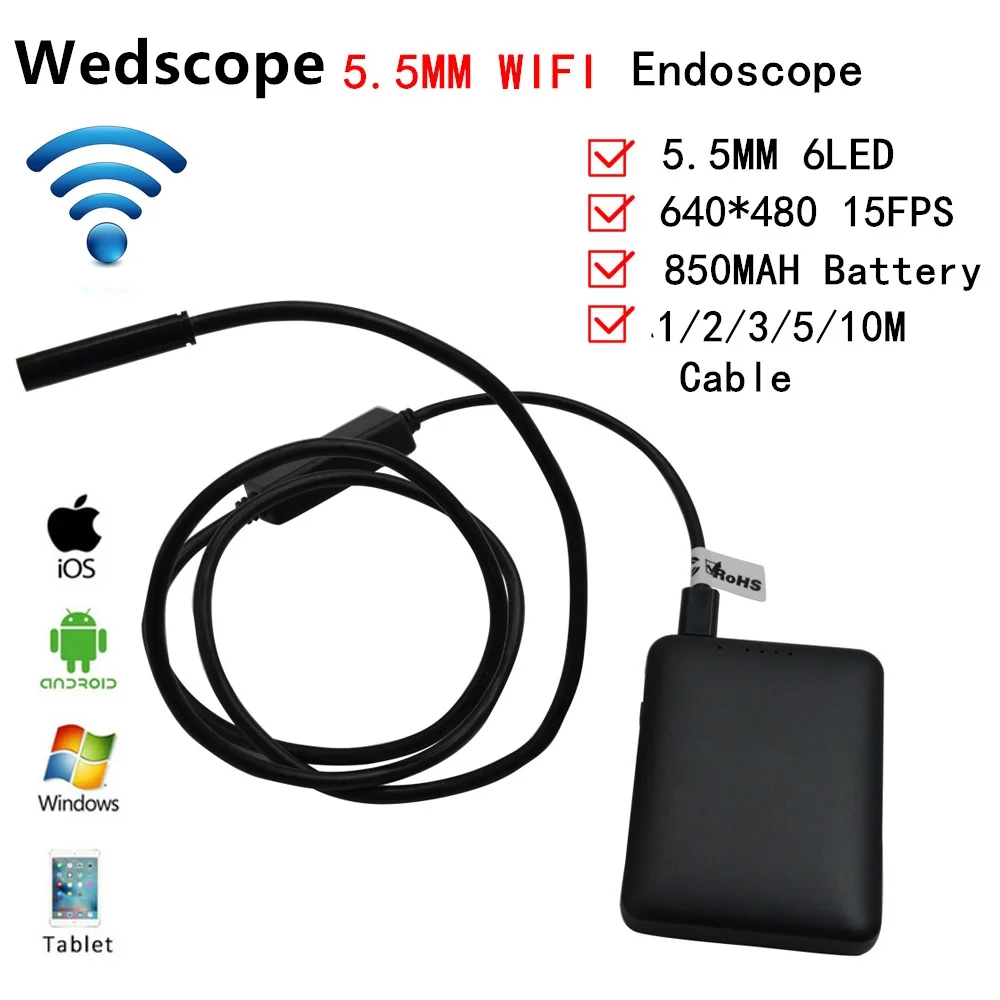 bilder für Wedscope 5,5 MM Android IOS Wifi Endoskop mit 1 mt 2 mt 3 mt 5 mt 10 Mt Kabel Iphone endoskop Kamera Android Windows Kamera bilder für Wedscope 5,5 MM Android IOS Wifi Endoskop mit 1 mt 2 mt 3 mt 5 mt 10 Mt Kabel Iphone endoskop Kamera Android Windows Kamera