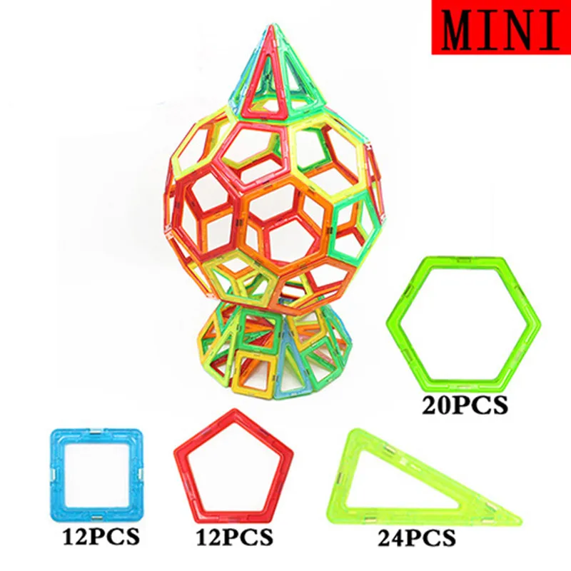 213 шт. мини размер Магнитный конструктор Строительный набор модель и конструкторы магниты магнитные блоки Развивающие игрушки для детей - Цвет: Коричневый