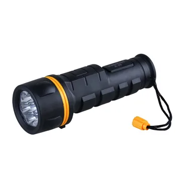 

Bright Waterproof ABS D size battery 2W 7 led Flashlight for Household,Camping