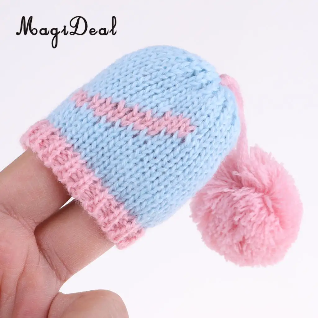 1/6 Stylish Winter Garment Accessory - Knitted Woolen Beanie Hat Ski Cap For   for Kurhn Girl Dolls Christmas Dress-up