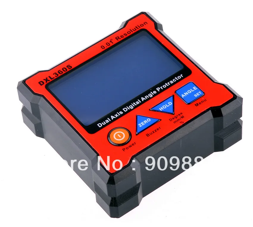 DXL360S Digital Protractor Inclinometer Dual Axis Level Box