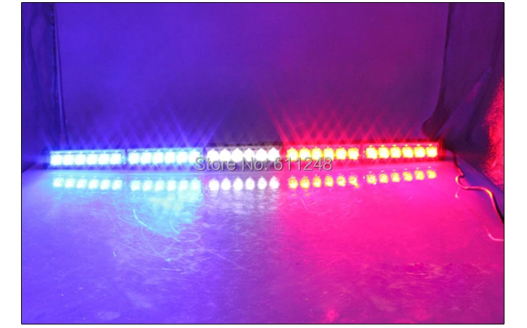 72 Вт супер яркий светодиод вспышки строба Сигнальная лампа бар 23,6 ''СВЕТОДИОДНЫЕ панели 4x4 внедорожный фонарик желтый красный синий светодиодные огни полицейской машины