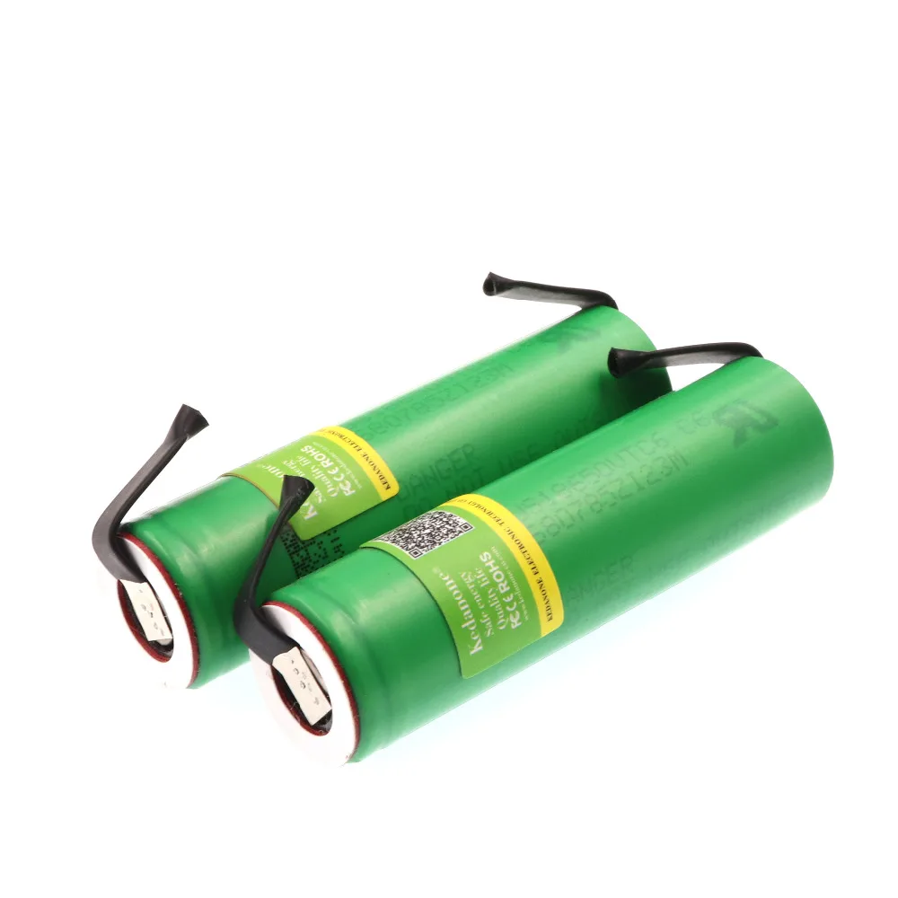 VTC6 3,7 V 3000mAh 18650 литий-ионный аккумулятор 30A разряда для Sony US18650VTC6 инструменты батареи для электронной сигареты+ DIY никелевые листы