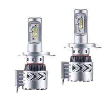 2x Car LED Headlight H4 Hi-Lo Beam 72W Fog Driving lamp Headlights Auto 9003 HB2 High Low Beam Bulb Auto Conversion Kit