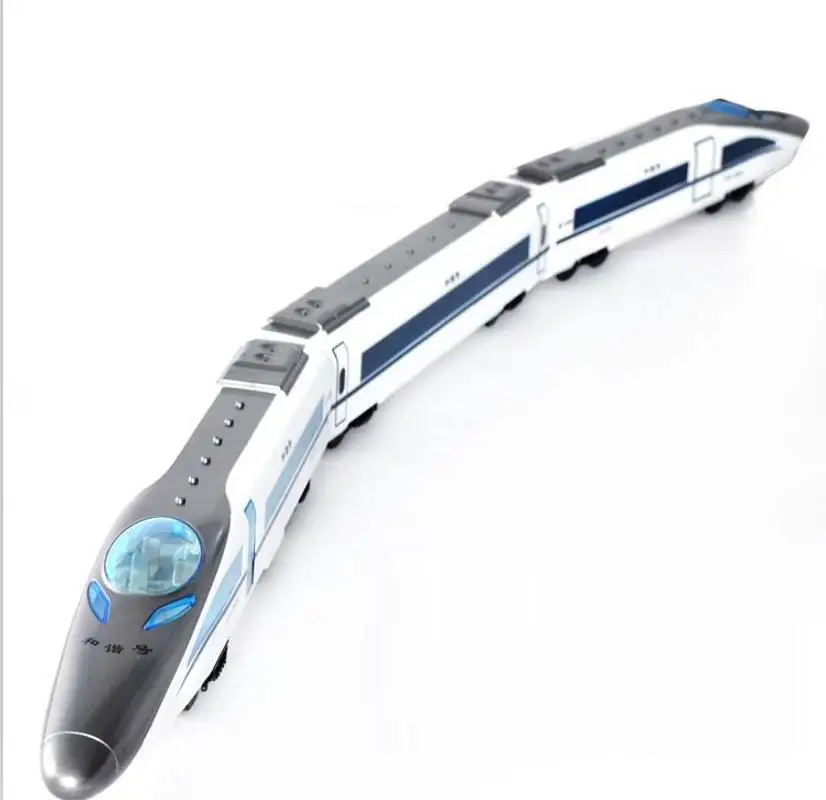 114cm large new kid play game RC toy 2.4G remote control RC High speed Railway train subway with 3 carriages one key open door 4