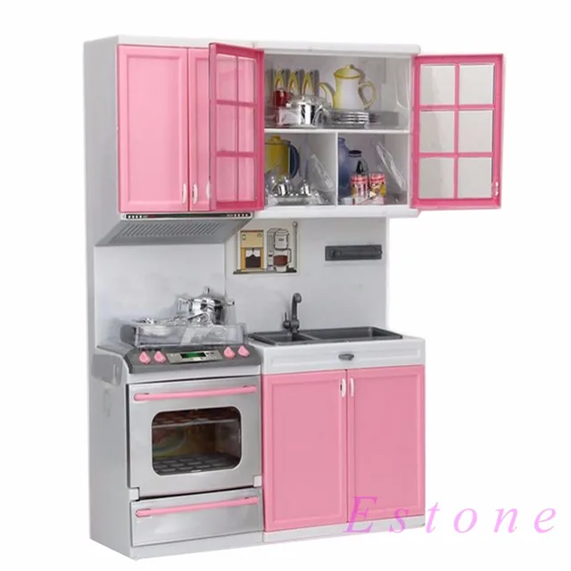 Rot Rosa Kinder Küchen Täuschen Spiel Koch Kochset Cabinet Herd Spaß ... Rot Rosa Kinder Küchen Täuschen Spiel Koch Kochset Cabinet Herd Spaß ...