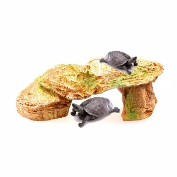 

Artificial Platform Corner Ramp-Amphibious Tortoise,Reptiles' Habitate.entertain,Hide,Bathing in the sun the newest 2017
