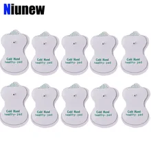 10 шт. электроды колодки для цифровой TENS терапия машина электронный шейный позвоночник Массажер для физиотерапии Pad Средний уход за здоровьем