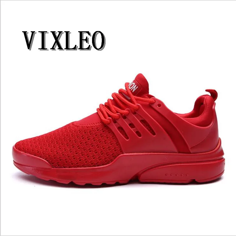 

VIXLEO Casual Shoes 2018 Air mesh Breathable High Hop Slip on Men Trainers Zapatillas Hombre Presto shoes Size 36-45