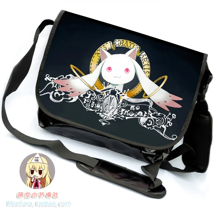

Anime Puella Magi Madoka Magica Cosplay Incubator Cos Anime canvas Messenger Bag Shoulder Bag College Wind Child Birthday Gift