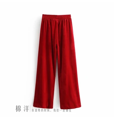 Женский костюм офисный для женщин Красный винтажный пиджак в деловом стиле и брюки комплект элегантные брюки Деловые женские костюмы - Цвет: Кораллово-Красный