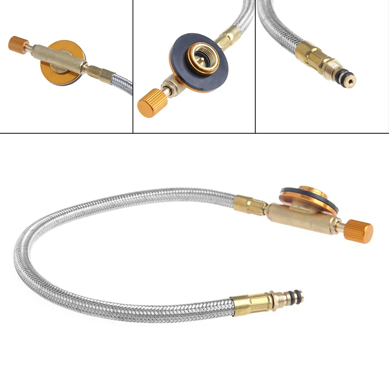 Camping Gas Adapter Gas Fuel Pipe Tube For Outdoor Stove Connecting
