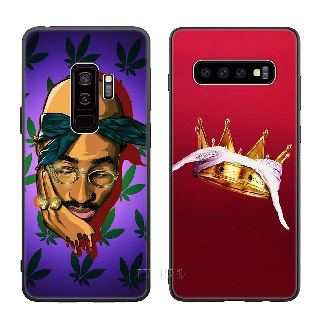 IYICAO хип хоп Тупак Мягкий силиконовый чехол для Samsung Galaxy S10 S9 S8 Plus S10e S6 S7 Edge