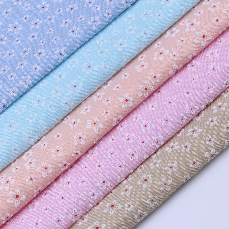 

50cm*40cm British Style Patchwork Quilting Cloth Fabric Textile For Sewing Oxford Cotton Letters Printing Diy Dolls Dress Shirt
