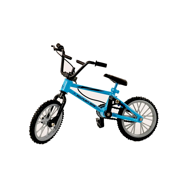 

Mini Bicycle Bike For 1:12 Dollhouse Blue No Kickstand