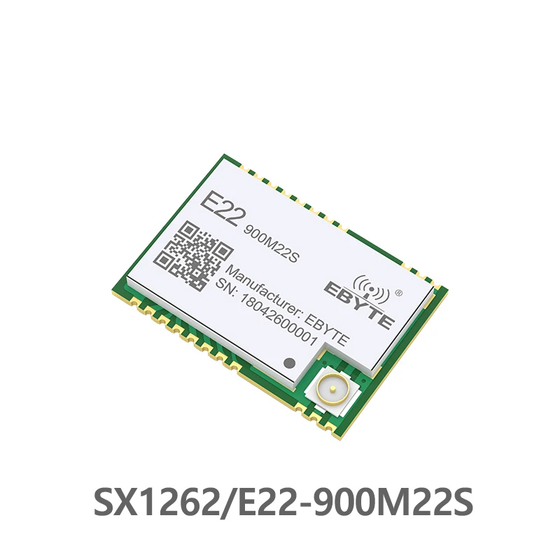 Беспроводной приемопередатчик LORAWAN SX1262 LoRa TCXO E22 900M22S SPI 868 МГц SMD 915 ebyte приемник