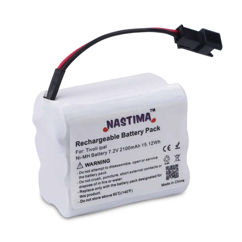 NASTIMA 7,2 V 2100mAh Ni-MH аккумулятор для Tivoli PAL/iPAL радио(подходит для MA-1, MA-2, MA-3