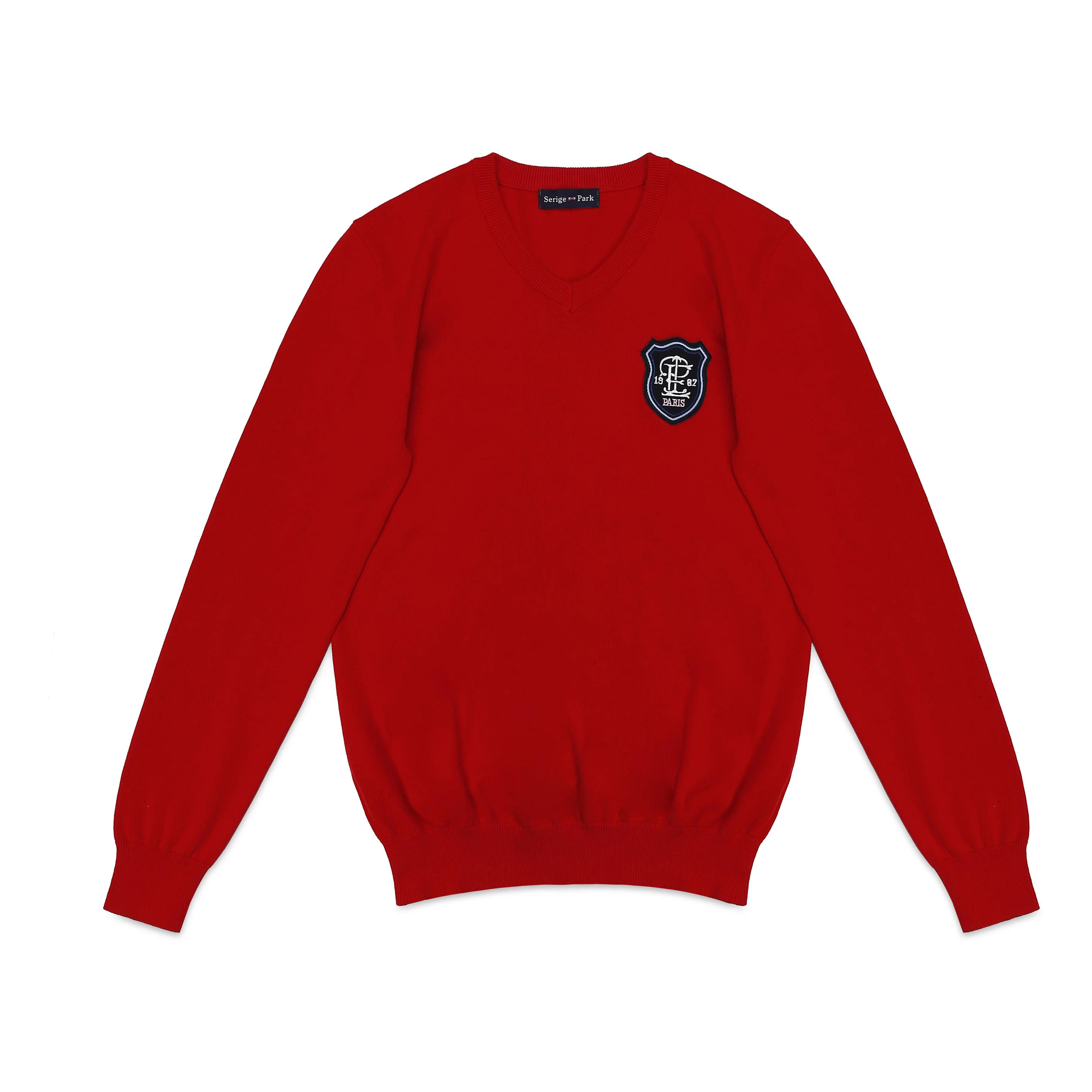 

Pollover Varsanol Cotton Sweater Men Long Sleeve Pullovers Outwear Man V-Neck sweaters Tops Loose Solid Fit Knitting