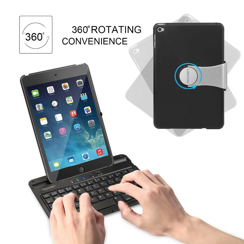 Tecknet Wireless Bluetooth Keyboard Cover Uk Layout Auto Sleep Wake With Adjustable Stand Groove Case For Apple Ipad Mini 4 Aliexpress Tecknet Wireless Bluetooth Keyboard Cover Uk Layout Auto Sleep Wake With Adjustable Stand Groove Case For Apple Ipad Mini 4 Aliexpress