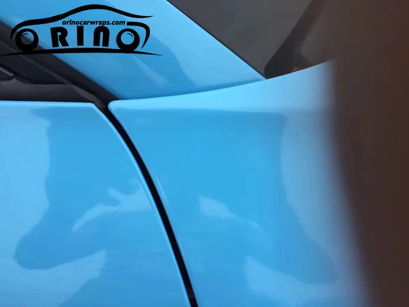 Glossy Blue Crystal Vinyl Wrap-5