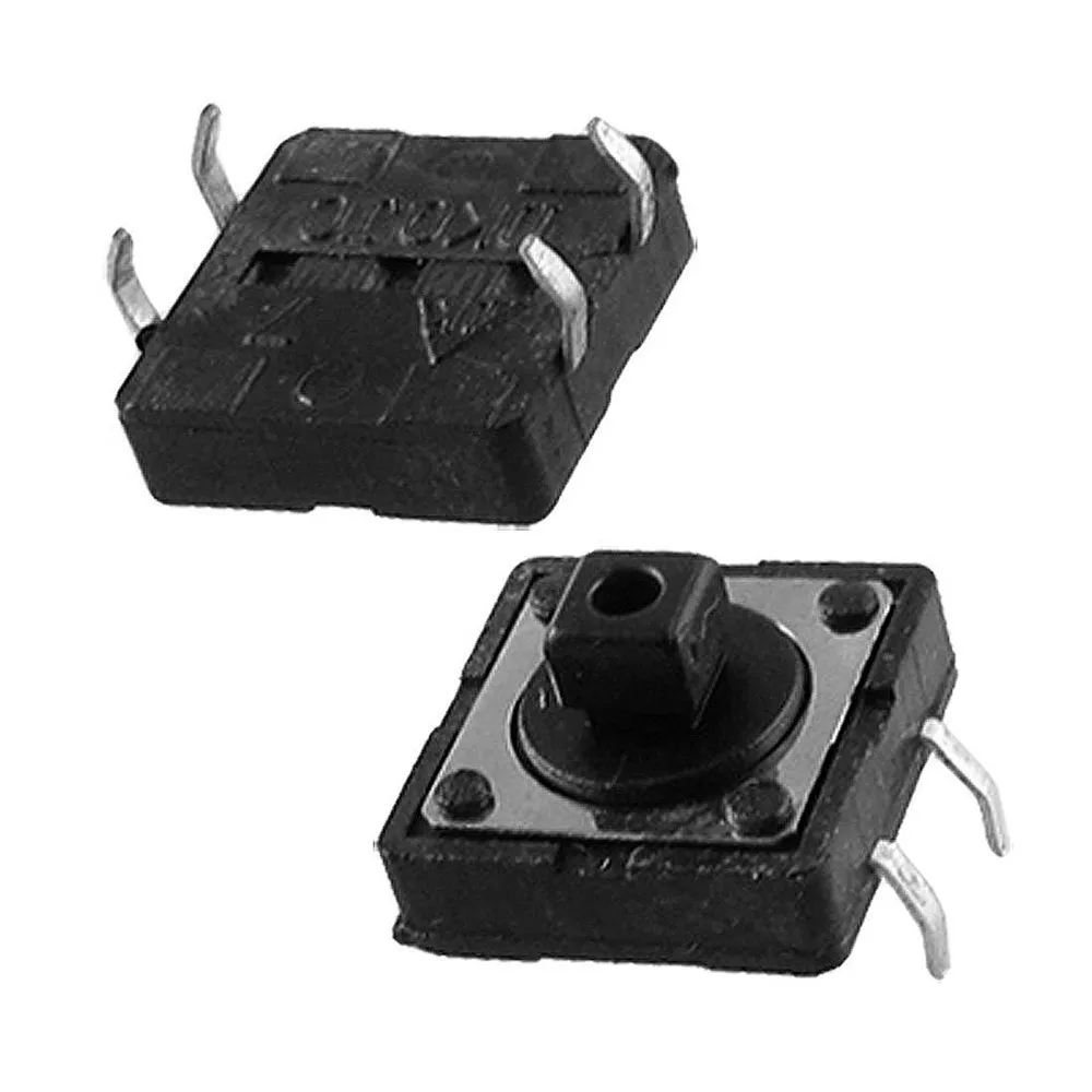 

12x12x7.3mm 12*12*7.3mm Keyswitch Tact Switch Perfect Micros witch Button 10pcs SA174re P12 0.3