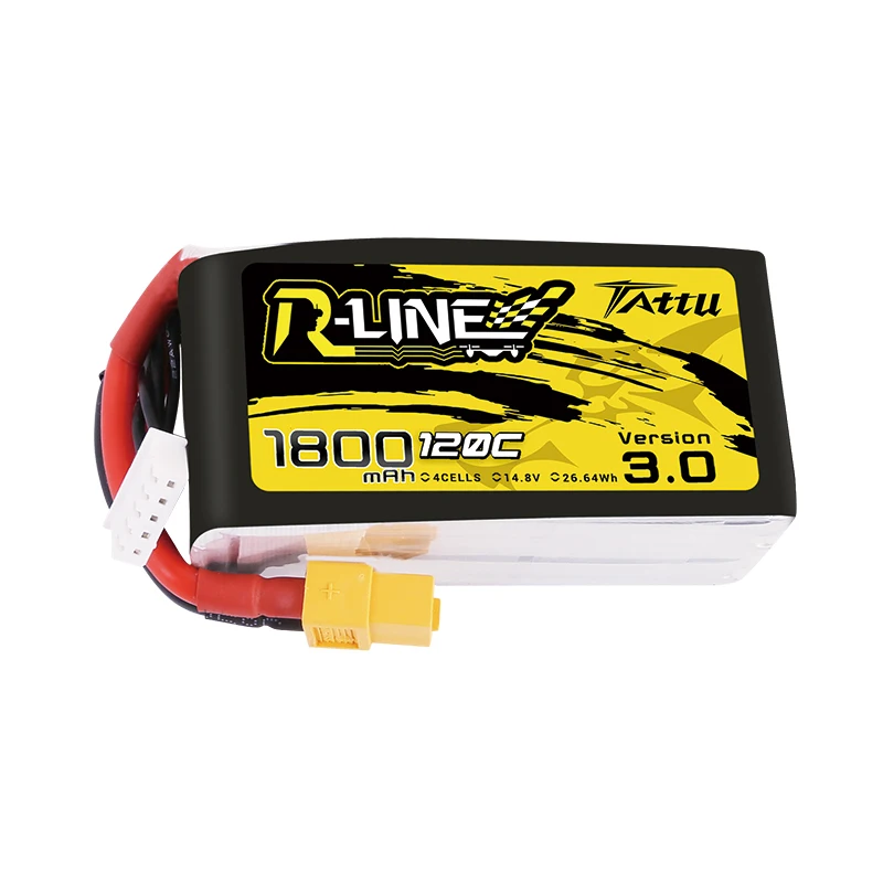 Günstige TATTU R Linie Version 3.0 V3 4S 6S 1300 1550 1800 2000mAh 120C 14,8 V Lipo Batterie mit XT60 Stecker für FPV Racing Drone Quadcopter