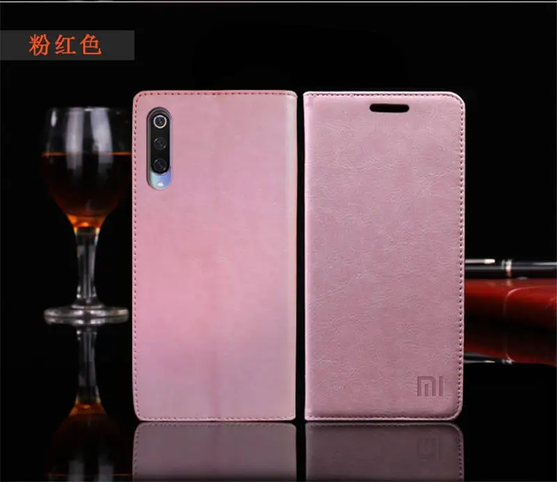 Чехол для Xiaomi mi 9, роскошный флип-чехол из натуральной кожи для Xiaomi mi 9, Магнитный чехол-книжка для Xaio mi 9, чехол для телефона