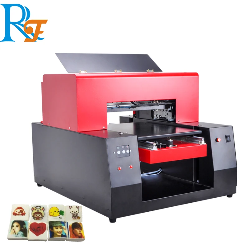 

A3 size 330*430mm 6 color flatbed printer food cake macaroon chocolate printer