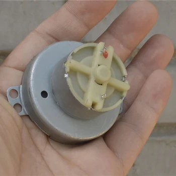 

DC12-24V 0.1-0.12A 23-45RPM Micro 500 Gear Motor Alloy Gearwheel Slow Speed Large Torque Mute Deceleration Electric Machinery
