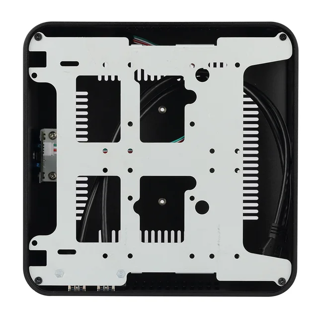 RGEEK L65 All Aluminum Chassis Small Desktop Computer Case PSU HTPC Mini itx pc with Power Supply 5