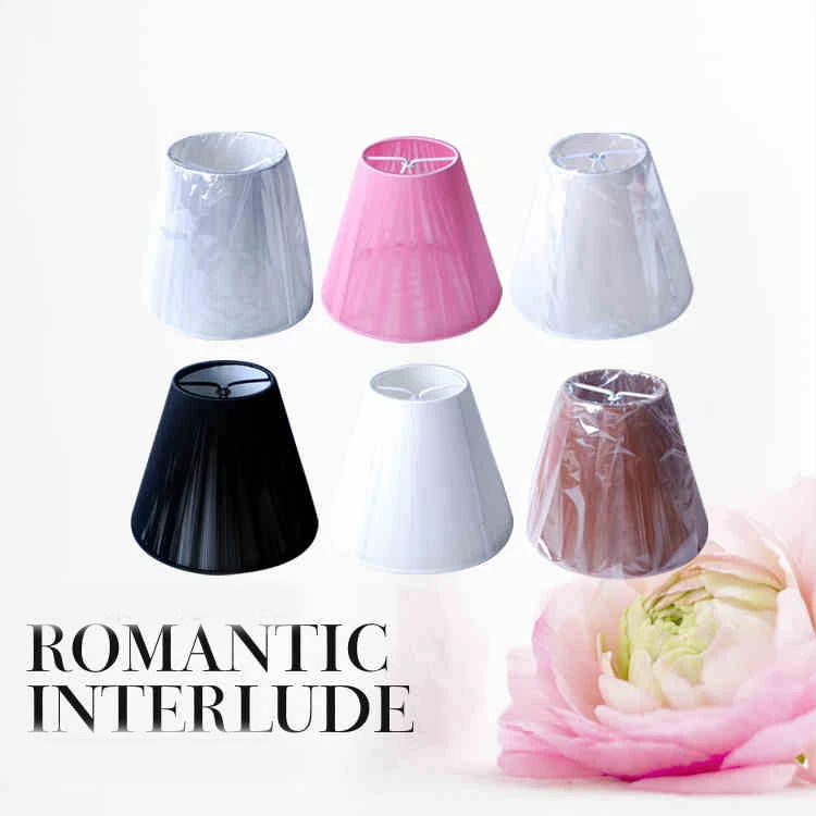 10 pcs E27 E14 handmade chandelier pendant wall candle lamp fabric