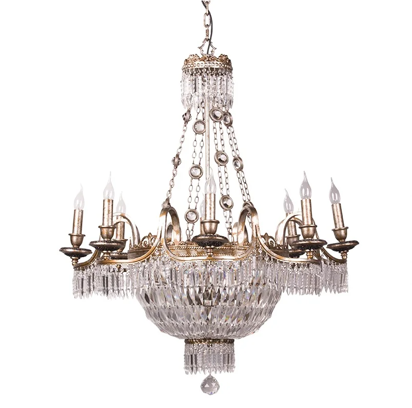 Rustic Chandeliers With Crystals