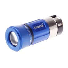 Car Power Charged Flashlight Blue with free shipping