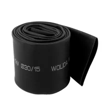 UXCELL 15 мм диаметр черный полиолефин 2:1 термоусадочная трубка 1,5 м длина для электрических изоляционных соединителей