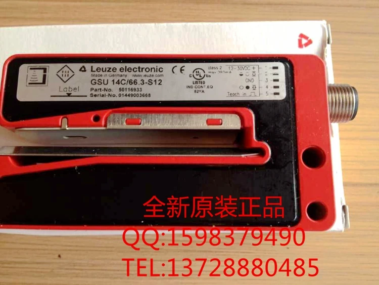 Новый оригинальный немецкий прозрачный датчик слота для этикеток LEUZE GSU 14C/66 3