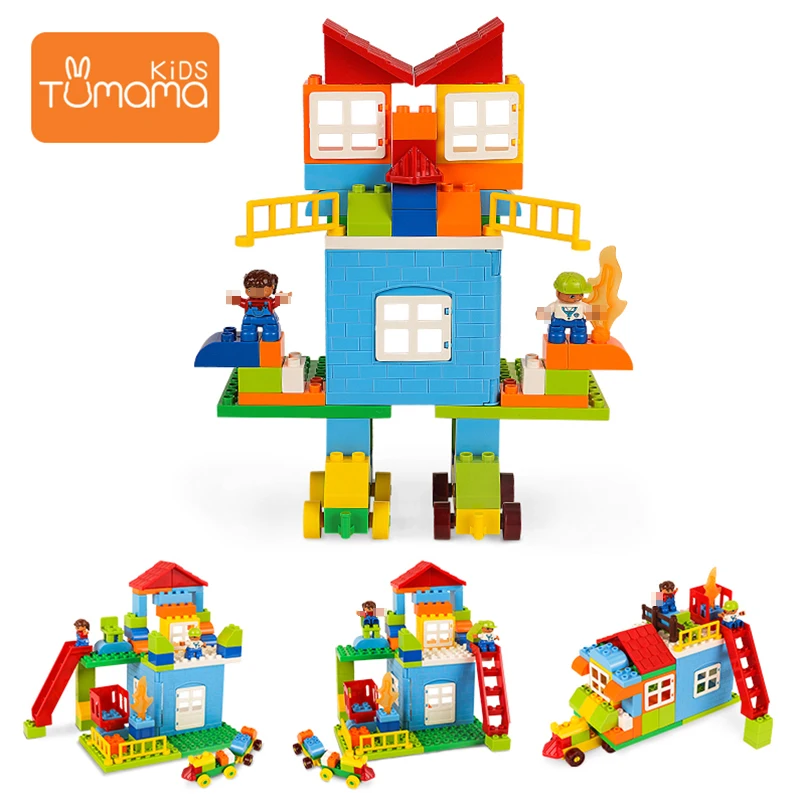 Tumama Blocks 76pcs Big Particle Building Blocks Castle RV Owl Model
Building Sets Hobby Model LegoINGlys Duplo Toys For Kids Price $34.21