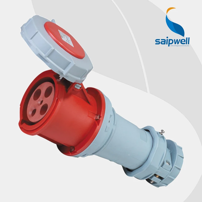 

Wholesale Saipwell 32A 400V 4P (3P+E) iec socket panel mount Heavy Duty IP67 Industrial socket connector SP1117