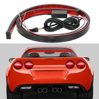 

LEEPEE 90cm LED Flexible Strip Car Brake Light High Mount Brake Stop Lamp Safety Driving Lamp Car-styling Warning Signal Light
