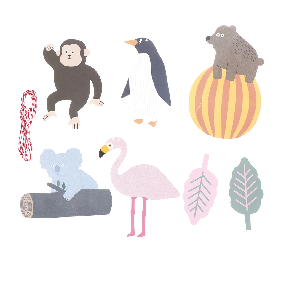 1pcs cartoon animal paper