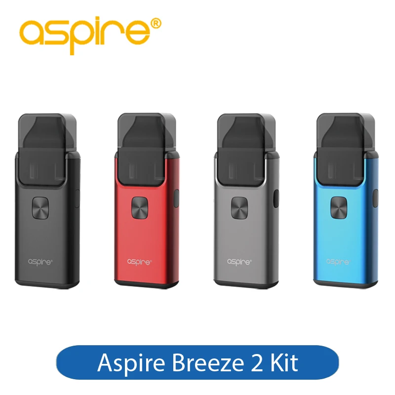 

Original Aspire Breeze 2 AIO Kit with 2ml Tank Atomizer Built-in 1000mAh Battery Electronic Cigarette Vape Kit