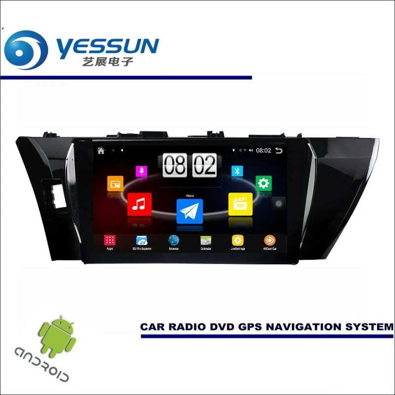 

YESSUN Car Android Player Multimedia For Toyota Corolla 2014 Radio Stereo GPS Nav Navi Navigation ( no CD DVD ) 10.1" HD Screen